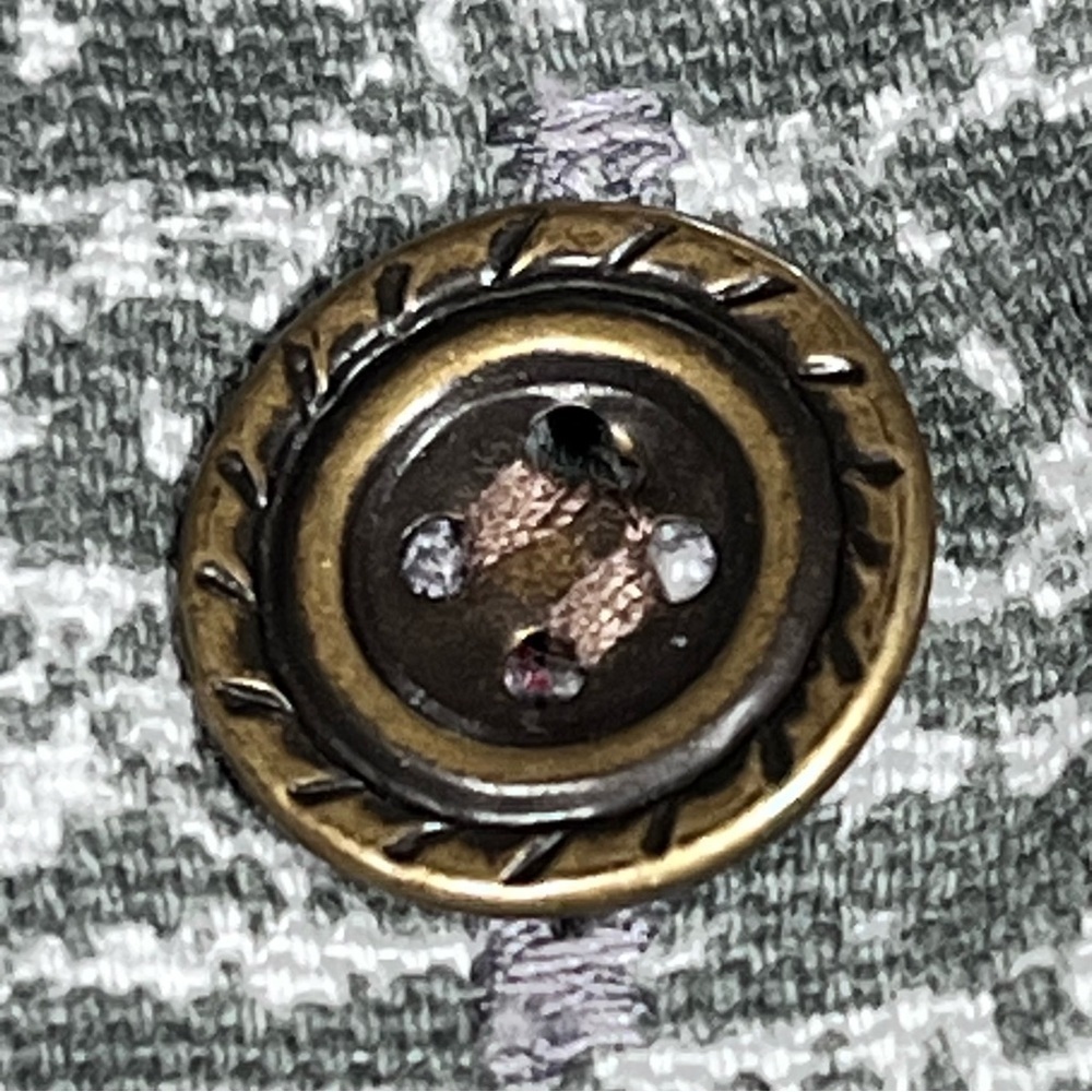VTG RAAKHEE Sequin Black White City Skyline Button Up Top Women's Size 1X - Picture 10 of 16